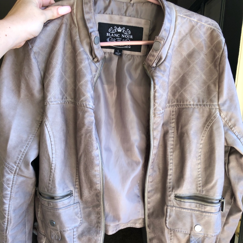 Blanc Noir Leather Jacket